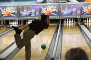 boy bowling
